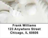 Perfectly White Shells Address Labels | LBNAT-61