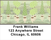 Topiary Tree Abstracts Address Labels | LBNAT-66