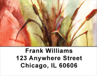 Cattail Watercolors Address Labels