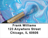 Reflections Of Blue Address Labels