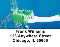 Clean Mouth In Green Address Labels