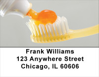 Brush Your Teeth Address Labels