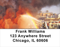 Heroic Firefighter Address Labels | LBPRO-18