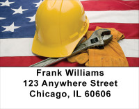 American Workers Address Labels | LBPRO-29