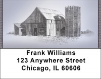 Country Living In Pencil Address Labels | LBQBA-05