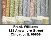 Vintage Fabrics Address Labels