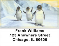 Penguin Sunrise Address Labels