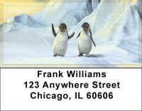 Penguin Sunrise Address Labels | LBQBA-54