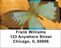 Rustic Butterfly Address Labels
