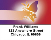Winged Silhouette Address Labels | LBQBA-78