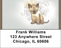 Siamese Kittens Address Labels | LBQBA-97
