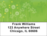 Fields Of Wildflowers And Dragonflies Address Labels | LBQBC-11