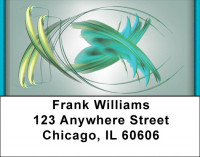 Artistic Fish Symbols Address Labels | LBQBC-27