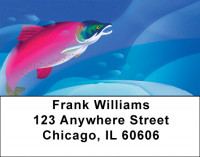 Fish Of The Sea Address Labels | LBQBC-34
