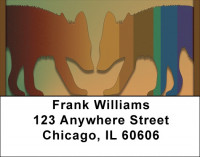 Foxy Fashion Address Labels | LBQBC-49