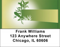 Frog Silhouette Address Labels | LBQBC-51