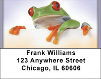 Over The Top Frogs Address Labels | LBQBC-55