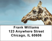 Towering Giraffe Address Labels | LBQBC-57