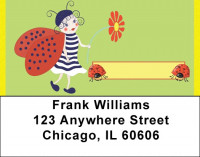 Lucky Ladybug Fairy Address Labels | LBQBC-91