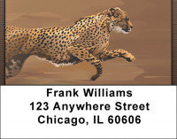 Charging Cheetahs Address Labels | LBQBC-95