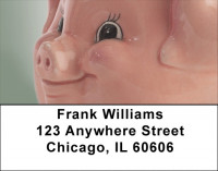 Pig Out Address Labels | LBQBD-09