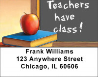 Teachers Have Class Address Labels
