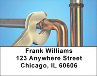 Plumbing Pipes Address Labels | LBQBD-91