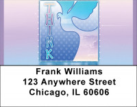Think Peace Address Labels