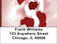 Passionate Spanish Dancer Address Labels | LBQBE-63