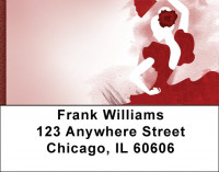 Passionate Spanish Dancer Address Labels | LBQBE-63