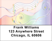 Soft Music Address Labels | LBQBE-88