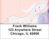 Soft Music Address Labels | LBQBE-88