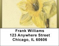 Artistic Daffodils Address Labels | LBQBG-38