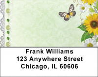 Country Garden Party Address Labels