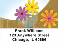 Crazy Daisy Address Labels | LBQBG-40