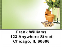 Spring gardening Address Labels | LBQBG-61