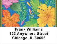Hot Hawaiian Prints Address Labels | LBQBG-64