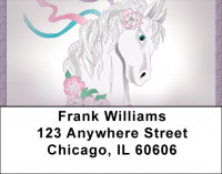 Carousels And Unicorns Address Labels | LBQBH-65