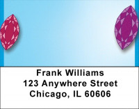 Jazzy gemstones Address Labels | LBQBH-69