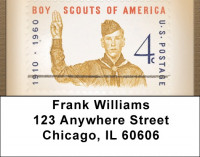 Boy Scouts Of America vintage Stamps Address Labels | LBQBH-81