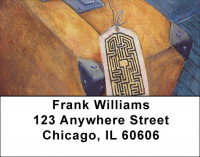 Internationally Bound Luggage Address Labels | LBQBH-83