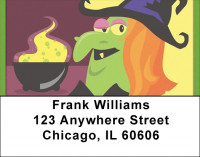 Funky Witches Address Labels