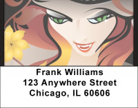 Seductive Vampire Address Labels | LBQBI-01