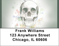 Skull Art Address Labels | LBQBI-03