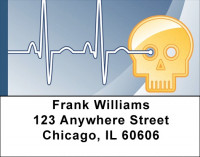 Skull Vibes Address Labels | LBQBI-06