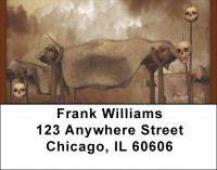 Skulls And Bones Address Labels | LBQBI-11