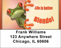 Smart And Blonde Address Labels | LBQBI-50
