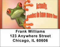 Smart And Blonde Address Labels | LBQBI-50