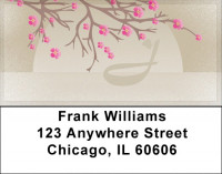 Cherry Blossom Serenity - J Address Labels