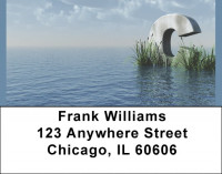 Letter C In The Sea Address Labels | LBQBK-40